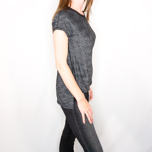 LULULEMON Dark Heather Grey Tech Tee Short Sleeve - Picture 2 of 8